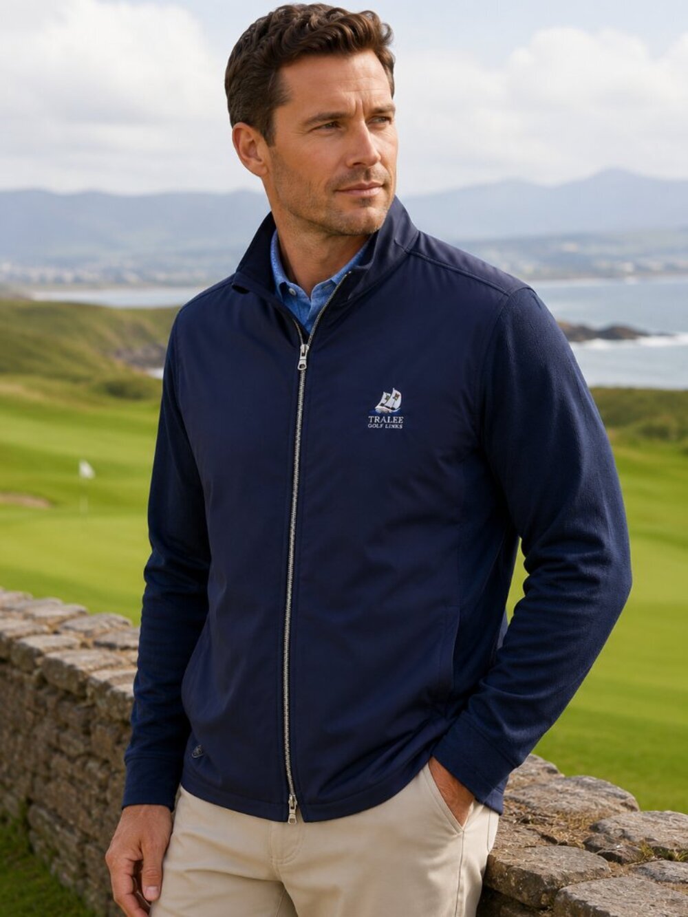 Peter Millar Solstice Hybrid Jacket Men's NWT Tralee Golf Links Arnold Palmer